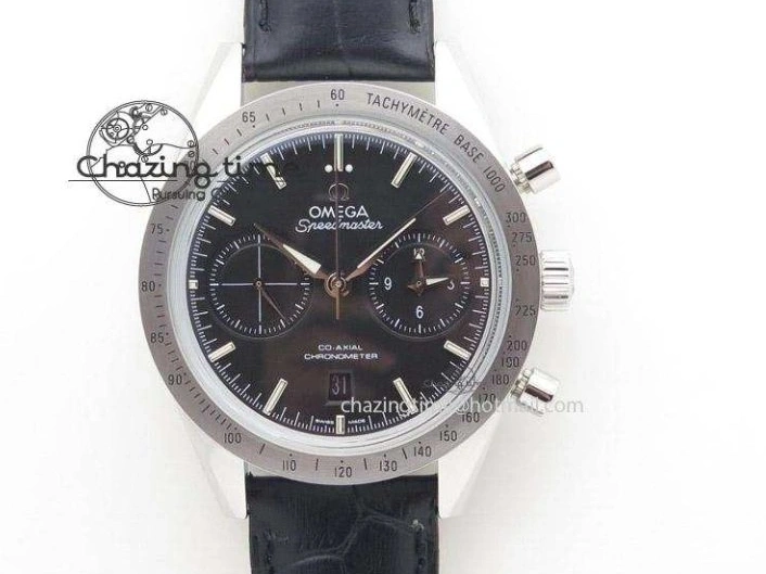 0305 Efficient Planet Ocean GMT 43.5mm RG V6F 1:1 Best Edition Black Dial On RG Bracelet A 8182